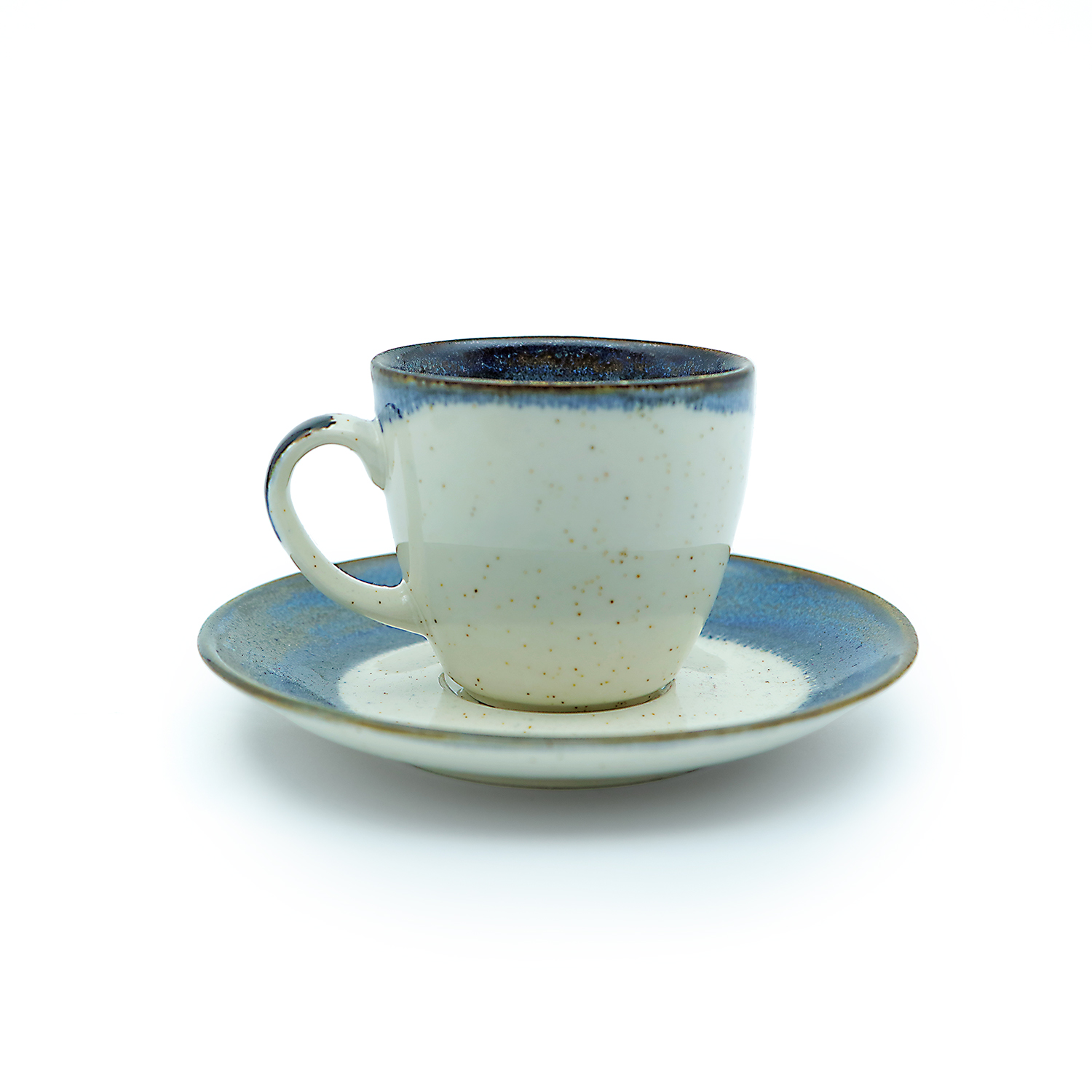 Capella 6 Kişilik Kahve Fincan Takımı - Mavi