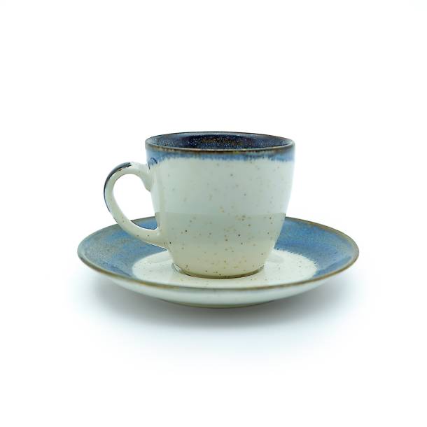 Capella 6 Kişilik Kahve Fincan Takımı - Mavi - Thumbnail