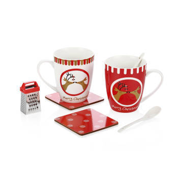 Christmas Mug Set- Kırmızı - Thumbnail